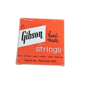 Vintage Gibson Mona Steel Guitar Strings Kalamazoo Box Partial Set 1950’s READ